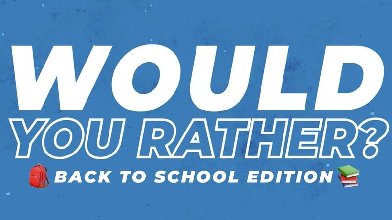 Would You Rather Countdown Video Back To School Edition